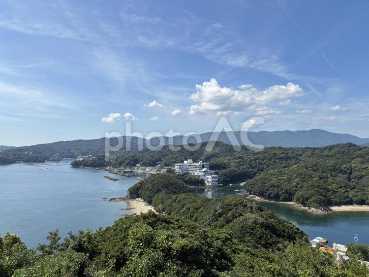 旅行先での風景 海,風景,空の写真素材