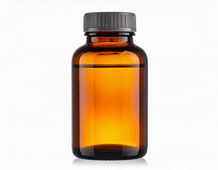 溶剤の入っている薬のビン 溶剤の入っている薬のビンの写真