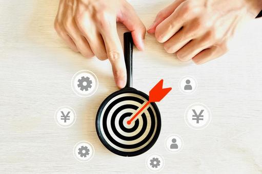 ビジネスのターゲットとマーケティング ターゲット,マーケティング,戦略の写真素材