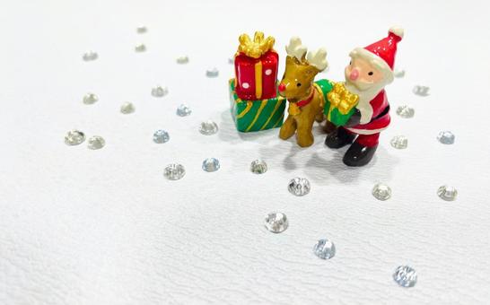 可愛いクリスマス素材 クリスマス,サンタ,トナカイの写真素材