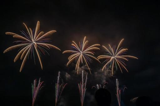 第22回　こうのす花火大会 こうのす花火大会,花火,fireworksの写真素材