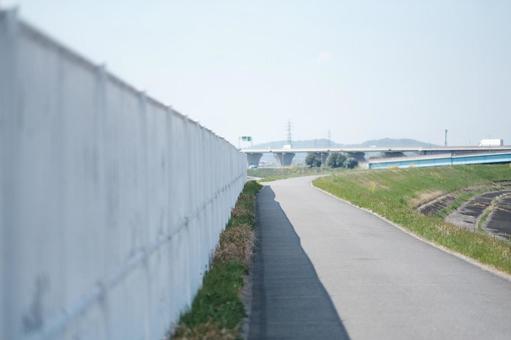 Photo, walking path, country road, road, 