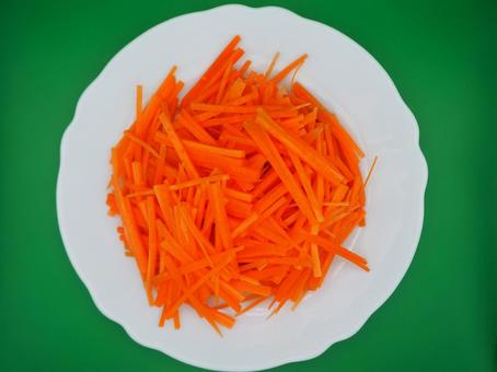 人参の千切り 人参,千切り,食べものの写真素材