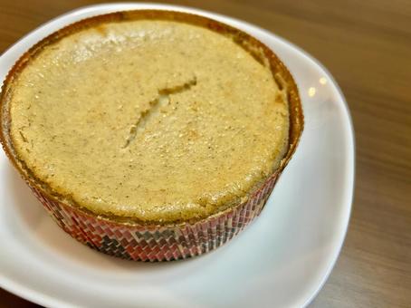 濃厚バニラのクリームチーズケーキ 濃厚,バニラ,クリームチーズケーキの写真素材