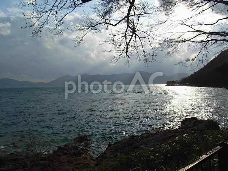 秋田　田沢湖 田沢湖,秋田,湖の写真素材