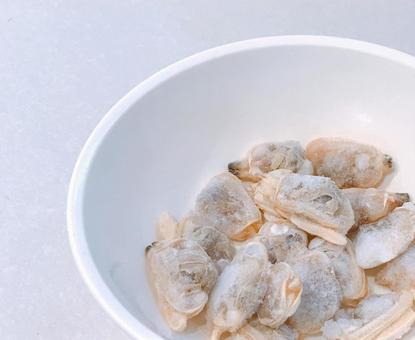 冷凍あさり 冷凍あさり,むきあさり,冷凍の写真素材