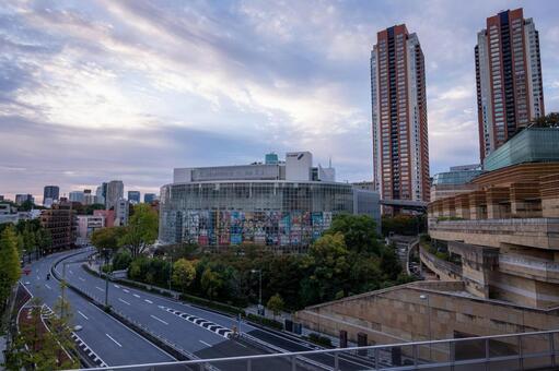 六本木ヒルズ　2025年11月 六本木ヒルズ,朝,東京の写真素材