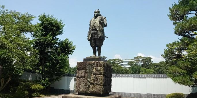 駿府城公園　徳川家康之像 徳川家康,駿府城,将軍の写真素材