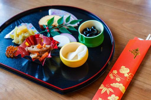 家庭のおせち料理 おせち,正月,新年の写真素材