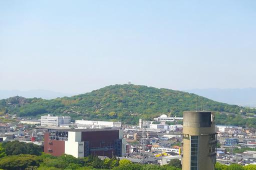 岩屋緑地_愛知県豊橋市 愛知県,豊橋,街並みの写真素材