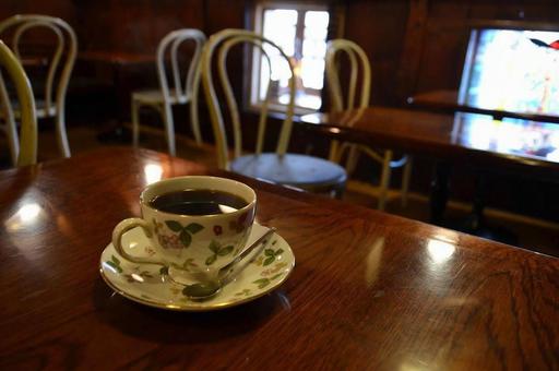 カフェのコーヒー カフェのコーヒーの写真