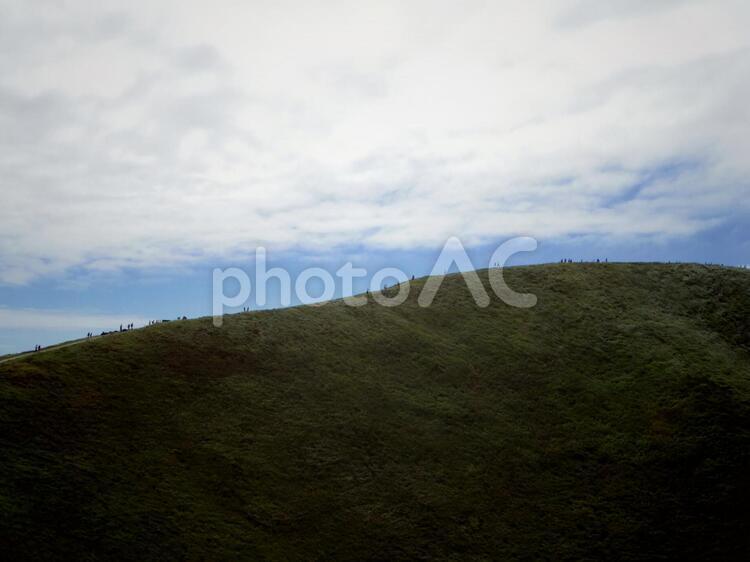 大室山3（静岡県伊東市） 大室山,山,国指定天然記念物の写真素材