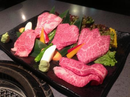 牛肉拼盤, JPG 牛肉拼盤, ग्रील्ड मांस, बीफ थाली, मिश्रित, JPG