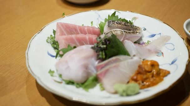 お刺身の盛り合わせ 刺身,日本食,魚の写真素材