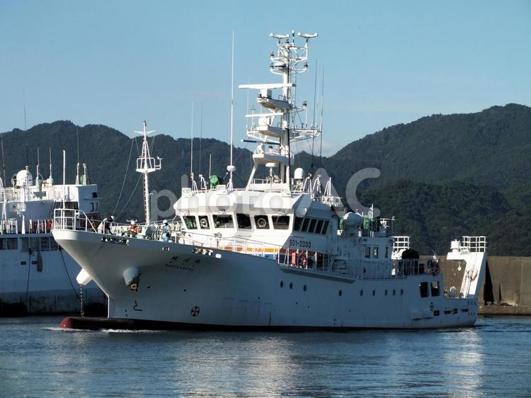 沿岸沖合漁業指導調査船　駿河丸 船,駿河丸,調査船の写真素材