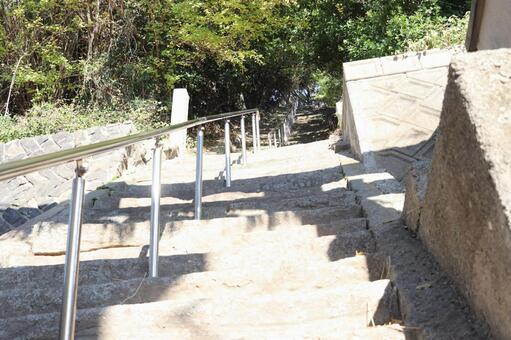 小鷹神社 階段,小鷹神社,玄界島の写真素材