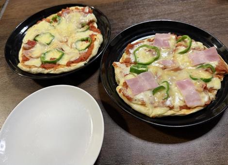 Photo, pizza, handmade, delicious, 
