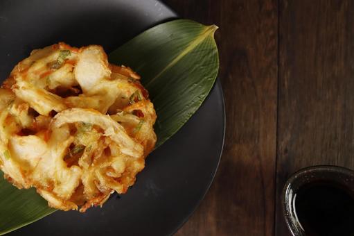 野菜かき揚げの和風料理 野菜かき揚げの和風料理 かき揚げ,野菜,天ぷらの写真素材