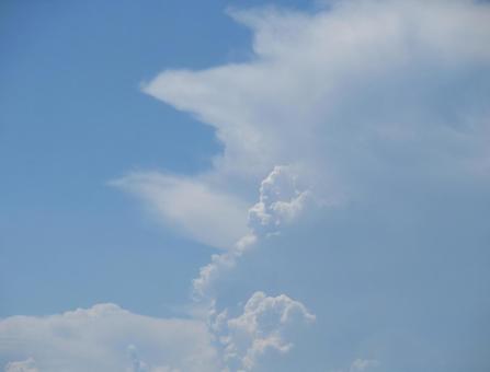 Photo, cloud, cloud cover, umbrella cloud, 