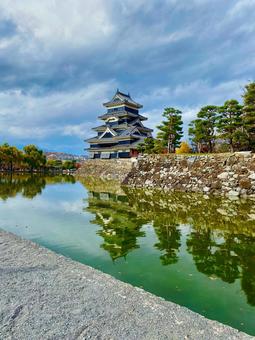 松本城 松本城 松本城,城郭,天守閣の写真素材
