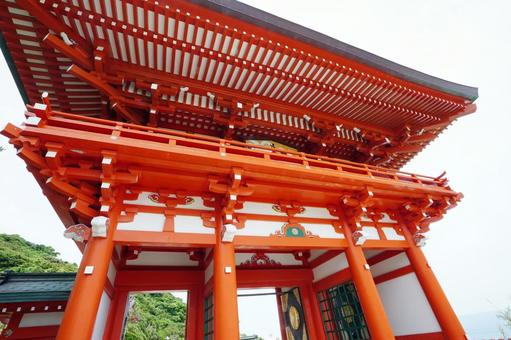 宮崎 日南 鵜戸神宮 楼門 宮崎 日南 鵜戸神宮 楼門 鵜戸神宮,楼門,神社の写真素材