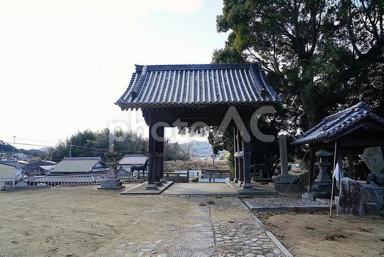 パワースポット　淡路島　春日神社㉟　門 兵庫県,淡路島,パワースポットの写真素材