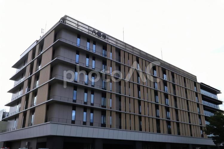 八幡市役所　建物外観3 八幡市役所,八幡市,八幡の写真素材