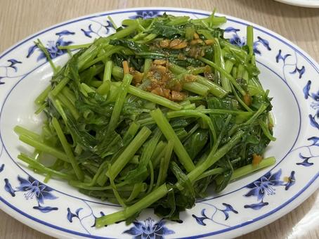 青菜炒め 青菜炒め 青菜炒め,台湾,グルメの写真素材