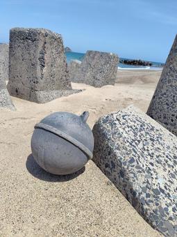Photo, buoy, sea, beach, 