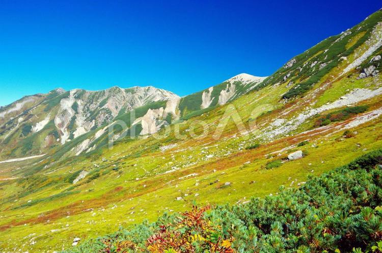 富山県　9月アルペンルート　秋の室堂平 立山黒部アルペンルート,室堂,富山県の写真素材
