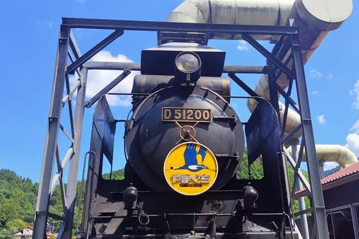 SLやまぐち号 D51 SLやまぐち号 D51 sl,d51,やまぐち号の写真素材
