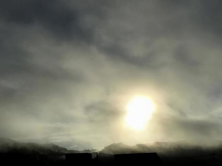 朝日 朝日 朝日,太陽,ひかりの写真素材