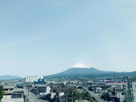 富士山 富士山,青空,日本の写真素材