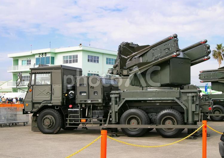 航空自衛隊 81式短距離地対空誘導弾 航空自衛隊,自衛隊,ミリタリーの写真素材