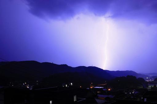 落雷の夜 落雷の夜の写真