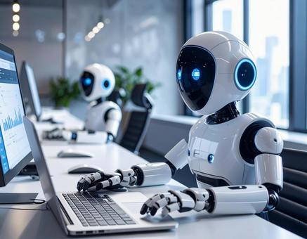 AIロボットが支援するスマートオフィス AIロボットが支援するスマートオフィスの写真