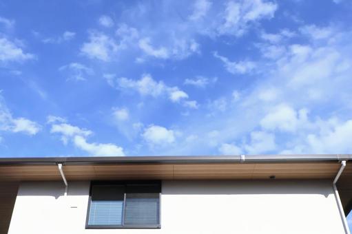 家(戸建て)の屋根と青空3 マイホーム 家(戸建て)の屋根と青空3 マイホーム 家,屋根,住宅の写真素材