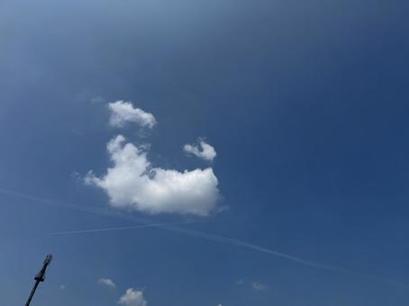 空 自然,あお,風景の写真素材