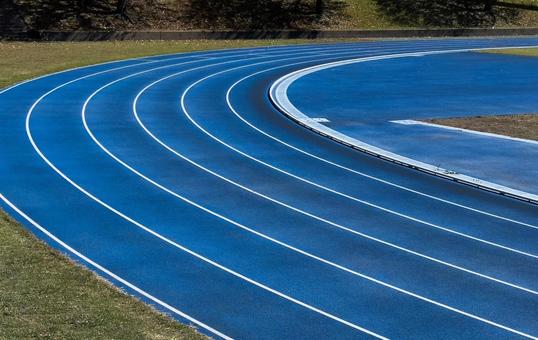 陸上競技場 スポーツ,レーン,線の写真素材