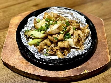 せせりの蒲焼 せせり,せせりの蒲焼,せせりの鉄板焼きの写真素材