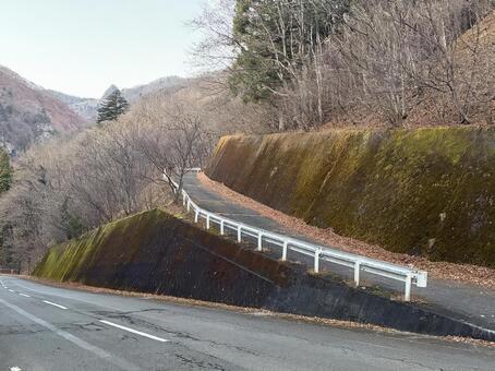 道路 道,枯葉,道路の写真素材