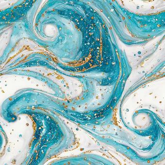 ターコイズとゴールドのエレガントな背景の写真