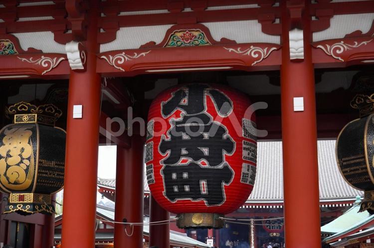 浅草寺宝蔵門（仁王門）大提灯 浅草寺,浅草,宝蔵門の写真素材