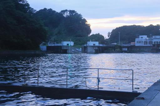 Sunset view from Nishina Port, JPG Sunset view from Nishina Port, JPG
