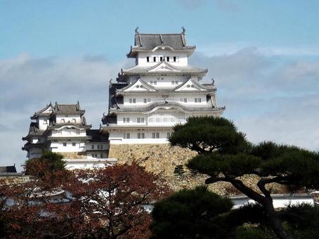 【風景写真】姫路城の風景 【風景写真】姫路城の風景の写真