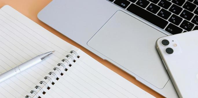 Business items: Smartphone and PC, JPG