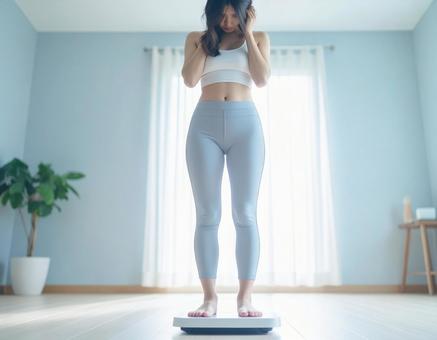 絶望する女性 絶望する女性の写真