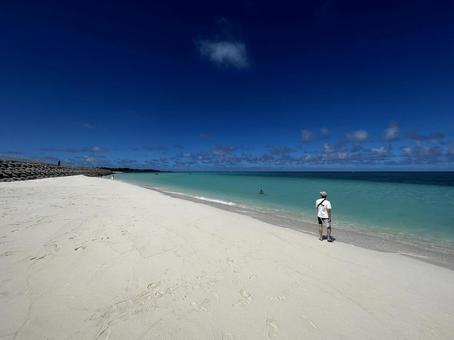 海と空 海,ビーチ,海辺の写真素材