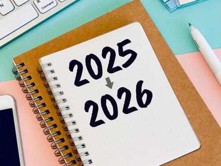 2025 → 2026年（計画を立てる） 2025,2026,年末年始の写真素材