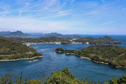 船折瀬戸2 船折瀬戸2 伯方・大島大橋,しまなみ海道,shimanamiの写真素材